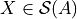 X \in \mathcal{S}(A)